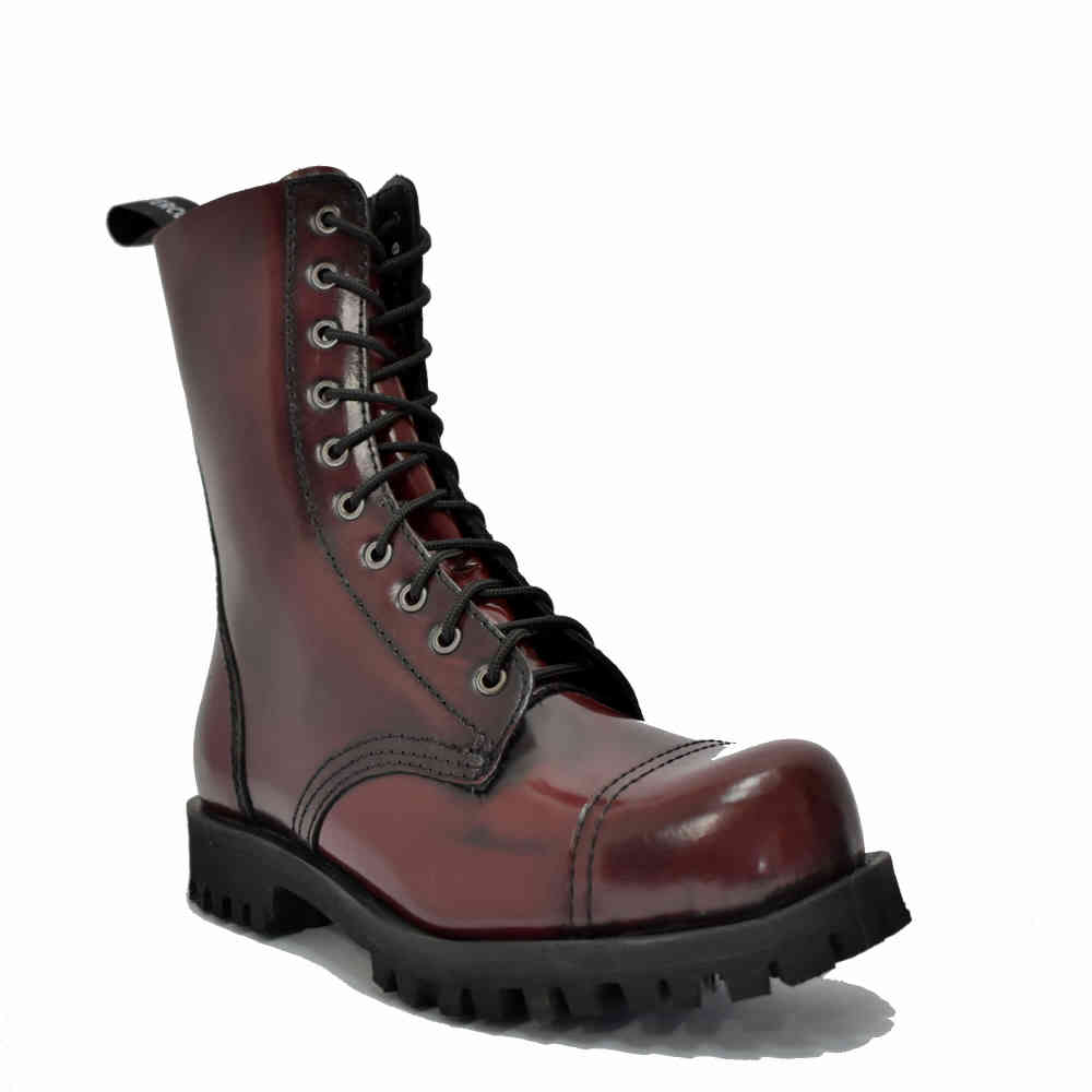 Altercore - 551 Bottes lacées - Bordeaux rouge